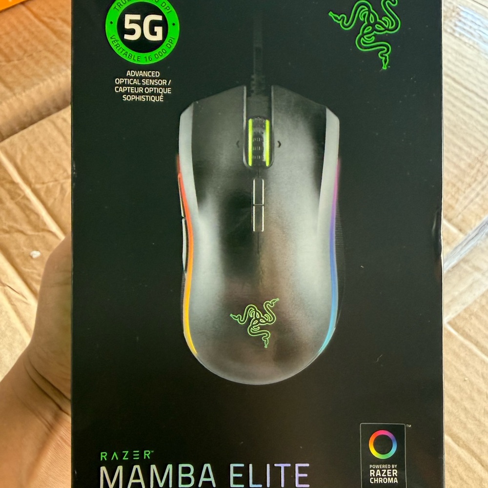 Razer RGB Gaming Mouse with Black Finish